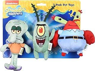 Nickelodeon Spongebob Squarepants 3 Piece Plush Dog Toy