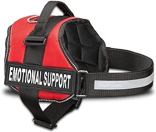 ESA Dog Vest Harness with Reflective Straps, Interchangeable Patch & Top Handle