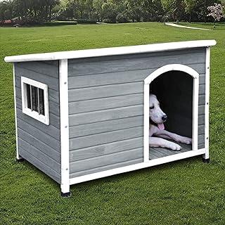 Wood Dog Houses Outdoor Insulated, Weatherproof