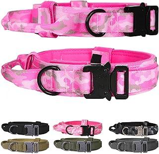 Tactical Dog Collar with Handle and Heavy Duty Metal Bucket