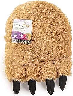 TrustyPup Tough ‘N Fun Bear Foot Squeaky Plush Dog