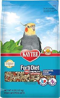 Forti-Diet Pet Bird Food with Safflower, 4 Pounds
