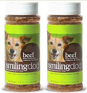 Herbsmith Kibble Seasoning Freeze Dried Beef Dog Food Topper for Picky Eaters