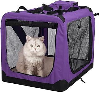 Portable Dog Kennel,Dog Crate Small Purple XS