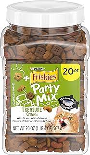 Purina Friskies Made in USA Facilities Cat Treats, Party Mix Treasure Crunch