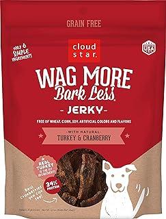 Cloud Star Wag More Bark Less 10 oz Grain Free Jerky Dog Treat