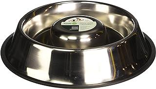 Slow Feed Stainless Steel Pet Bowl for Dog or Cat, Large/48-Oz