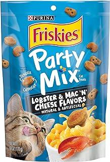 Purina Friskies Made in USA Facilities Cat Treats, Party Mix Lobster & Mac N’ Cheese Flavor