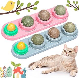 Nuanchu Catnip Wall Ball Toys Rotatable Snicket