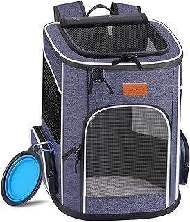 Cat Backpack Carrier with Inner Safety Strap and Ventilated Design