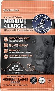 Annamaet Original Medium and Large Breed Formula Dry Dog Food, 25% Protein (Chicken & Brown Rice)