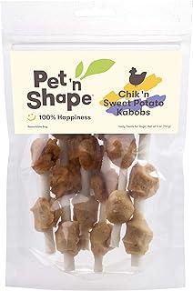 Pet ‘n Shape Kabob Dog Treats Chicken and Sweet Potato Wrapped Rawhide