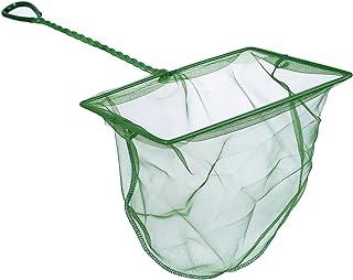 Laojbaba Green Fine Mesh Net Aquarium Fishing with Plastic Handle 8 Inch