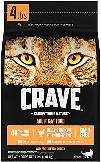 CRAVE Grain Free Adult High Protein Natural Dry Cat Food