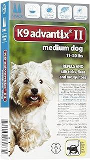 Advantix II Flea Drops, Tick and Mosquito Prevention K9 Medium Dog