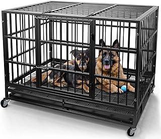 High Anxiety Indestructible Dog Crate with Wheels