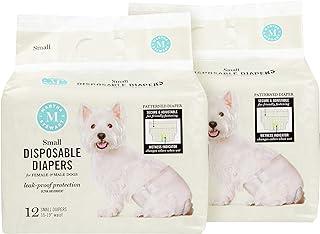 Disposable Female Dog Diapers, 12 Count