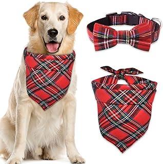 Malier Dog Bandana and Collar with Bow Tie