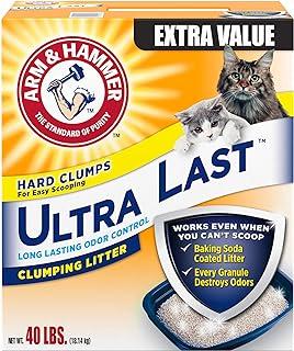 Arm and Hammer Ultra Last Clumping Cat Litter 40lb