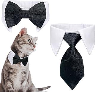 Dog Cat Tuxedo Collar, Puppy Birthday Easter Valentines Bow tie