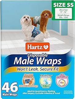 Disposable Male Dog Wraps with FlashDry Gel Technology