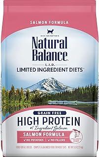 Natural Balance Limited Ingredient Diet Salmon | High Protein Adult Grain-Free Dry Cat Food