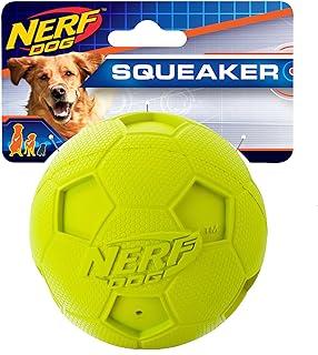Nerf Dog Soccer Squeak Ball Green