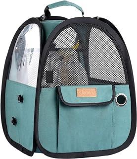 Akinerri Birds Travel Carrier with Perch and Bottom Tray