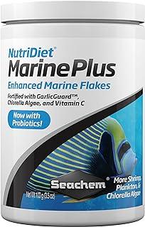 Seachem NutriDiet Marine Plus Flakes – Probiotic Fish Food Formula with Entice
