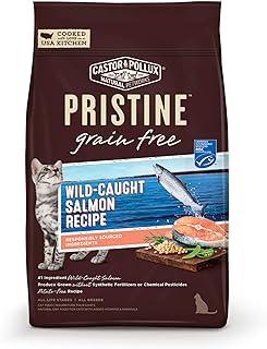 PRISTINE Grain Free Wild-Caught Salmon Recipe Dry Cat Food