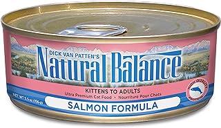 Natural Balance Canned Cat Food, Salmon Recipe