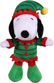 Peanuts 6″ Holiday Snoopy Elf Plush Dog Toggle w/Squeaker