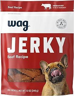 Amazon Brand Wag Soft & Tender American Jerky Dog Treats Beef Recipe