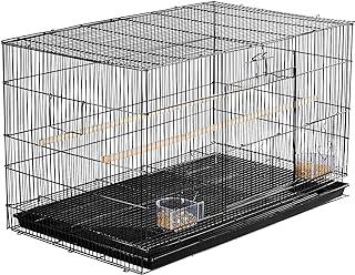 Yaheetech 30-inch Rectangle Stackable Bird Cage for Finches