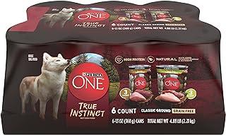 Purina ONE Grain Free, Natural Pate Wet Dog Food Variety Pack