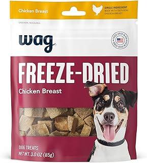 Wag Freeze-Dried Raw Single Ingredient Dog Treats Chicken Breast