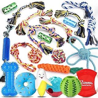 Zeaxuie 20 Pack Valued Puppy Toys for Teething Small Dog