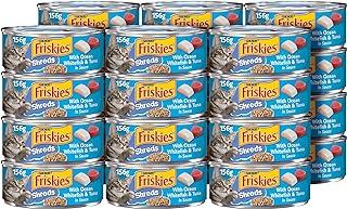 Purina Friskies Wet Cat Food, Shreds With Ocean Whitefish & Tuni in Sauce