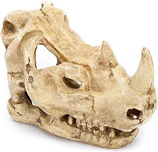 Penn-Plax Rhino Skull Aquarium Decoration