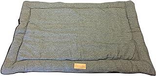 Ellie-Bo Reversible Tweed and Black Faux Fur Mat Bed