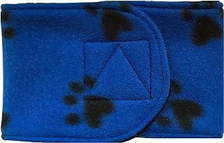 Belly Band for Male Dog Training and Incontinence (Blue Paw Print)