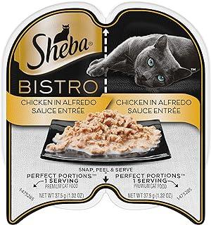 Sheba Perfect PORTIONS Bistro Adult Wet Cat Food, Chicken in Alfredo Sauce