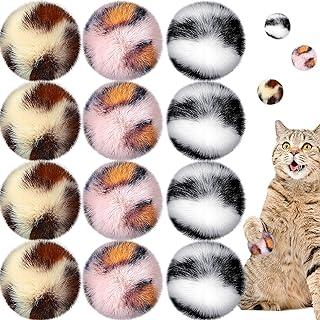 Skylety 12 Pieces Large Soft Faux Fur Ball