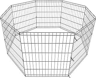 30 Inch Puppy Playpen, Dog Fence Exercise Pen Foldable Pet Crate 8 Panels
