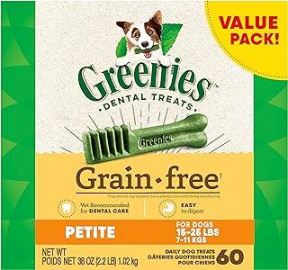 GREENIES Grain Free Petite Natural Dog Dental Care Chews Oral Health