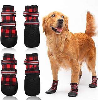 Waterproof Reflective Adjustable Winter Dog Boots