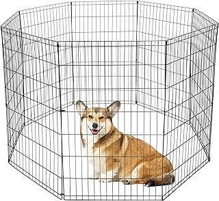 ZENY Puppy Pet Playpen 8 Panel Indoor Outdoor Metal Portable Animal Exercise Dog Fence