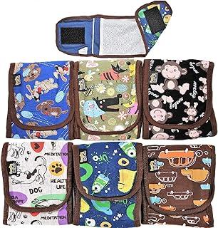 FunnyDogClothes Pack – 6pc Dog Puppy Diaper Male Boy Belly Band Wrap Reusable