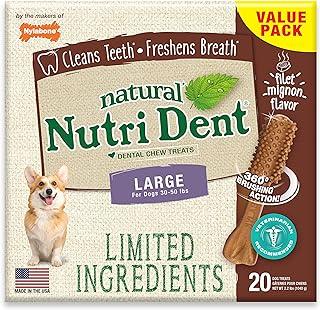 Nylabone Flavored Dog Dental Chews Large/Giant (20 Count)