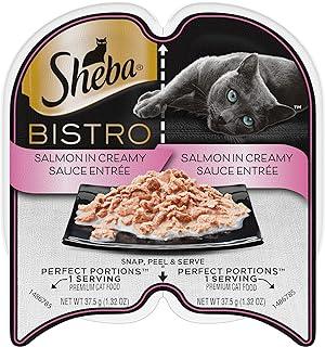 Sheba Perfect PORTIONS Bistro Adult Wet Cat Food, Salmon in Creamy Sauce